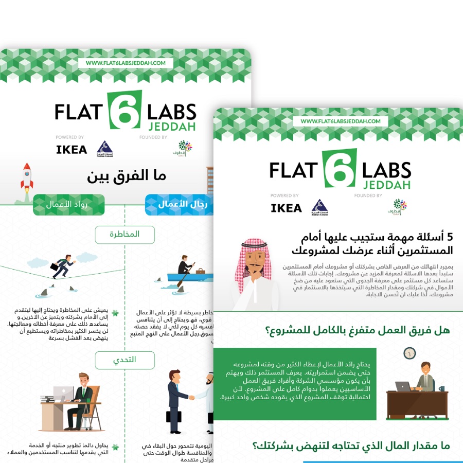 Flat6Labs Infographics — Information Design