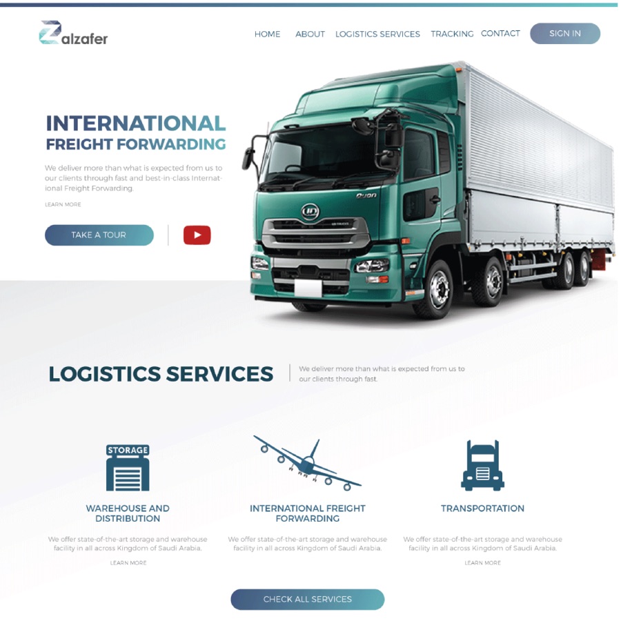 Zafer Website — Web Design